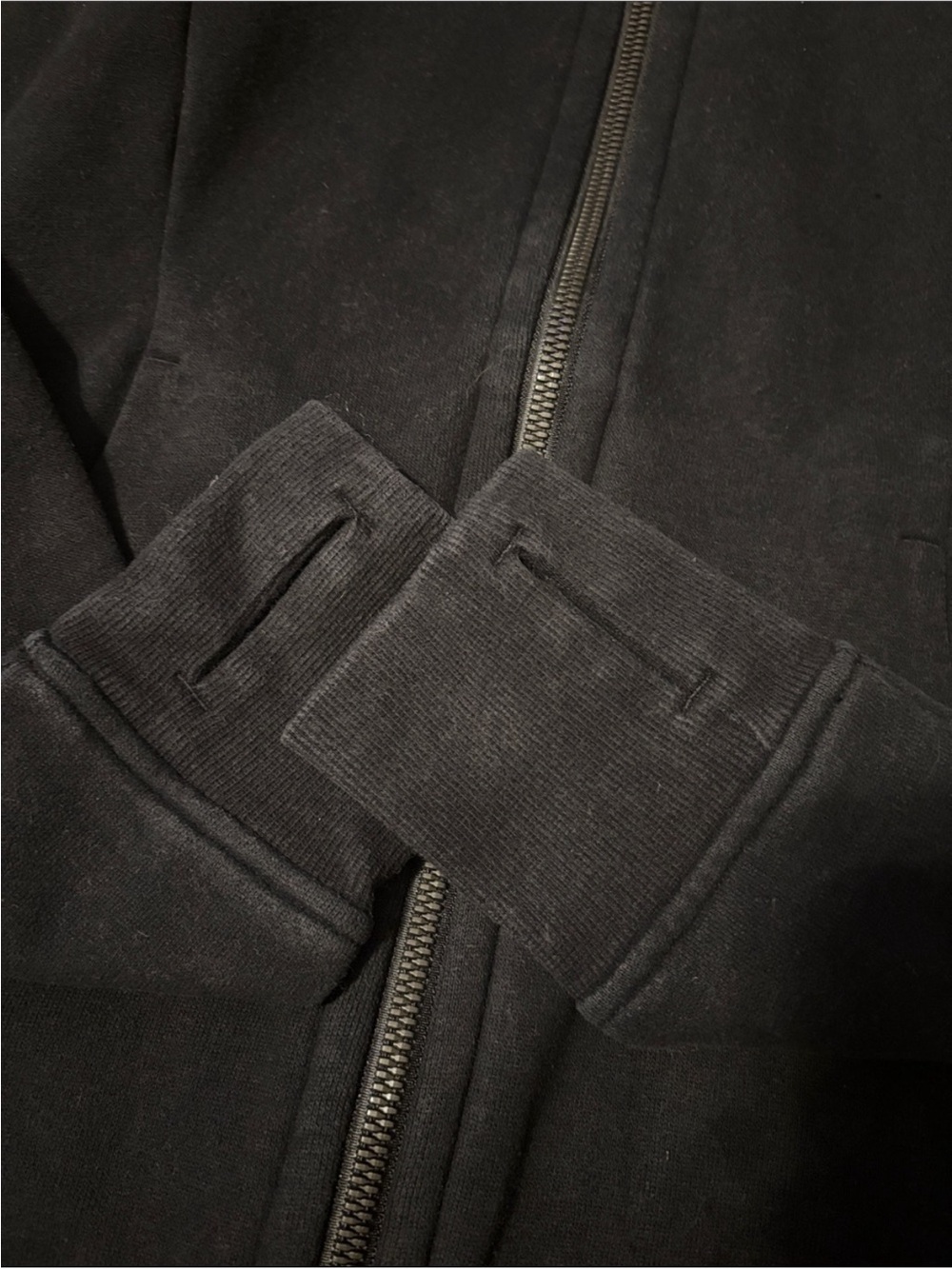 Lululemon Black Hooded Zip-Up Scuba Hoodie - Picture 5 of 6